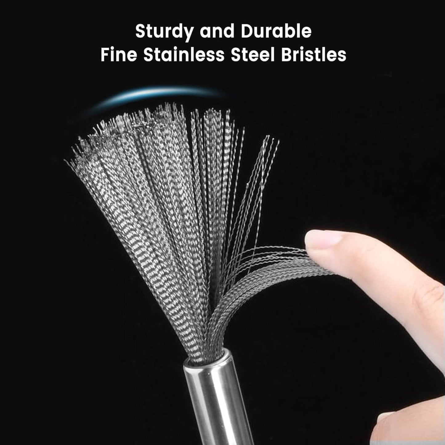 Stainless Steel Pan Cleaning Brush (2 Piece)